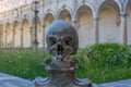 Artificial skulls at the Certosa and Museum of San Martino in Na Royalty Free Stock Photo