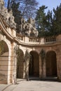 Prague, Czech Republic - March 26, 2021 - Grebovka park-  The Grotta Artificial Cave Royalty Free Stock Photo