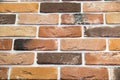 Artificial stone background pink brown rectangular shape in the form of a wall of burnt bricks. Backgrounds, textures Royalty Free Stock Photo