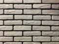 Artificial stone. Decorative wall of artificial torn stone. Royalty Free Stock Photo