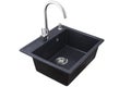 Artificial stone sink for kitchen isolated