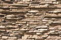 Artificial Stone Wall Royalty Free Stock Photo