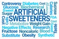 Artificial Sweeteners Word Cloud