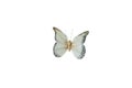 Artificial toy butterfly. Isolate on white Royalty Free Stock Photo