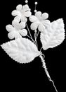 Artificial white wedding flowers
