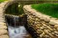 Artificially created water flow - Botanical Garden in Zugdidi, Samegrelo region, Georgia.