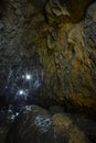 Artificially Lit interiors of Mawsmai Cave,Cherrapunjee,Meghalaya,India