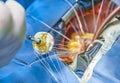 Artifitial heart valve implantation