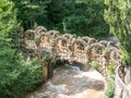 The Artigas Gardens are a park in La Pobla de Lillet, Barcelona. Built between 1905 and 1906, by the modernist architect Antoni Royalty Free Stock Photo