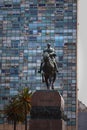 Artigas' Monument in Plaza Independencia, Montevideo, Uruguay Royalty Free Stock Photo