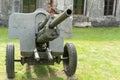 Artillery gun from the World War II age