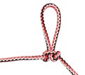 artillery loop knot tied on synthetic rope Royalty Free Stock Photo