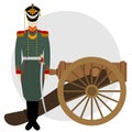 Artilleryman-2 Royalty Free Stock Photo