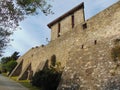 Artimino, Tuscany, Italy, view of the ancient medieval walls.