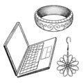 ARTIONE computer, ring, earring