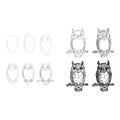 ARTIONE Cool How to draw a magical owl with a pencil