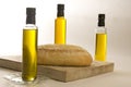 Artisan bread on cutting board. Royalty Free Stock Photo