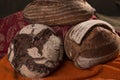 Artisan Bread Sourdough and Rye 2 Royalty Free Stock Photo