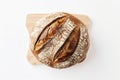 Artisan Bread on White Background