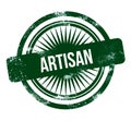 Artisan - green grunge stamp