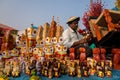 Artisan making handicraft toys Royalty Free Stock Photo
