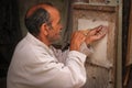 Artisan at work. Marrakesh. Morocco Royalty Free Stock Photo