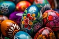 Artisanal Beauty: Easter Eggs with Traditional Motifs