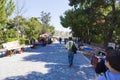 Artisans stalls with handmade souvenirs