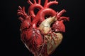 Artist anatomic heart. Generate Ai