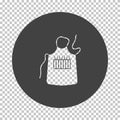 Artist apron icon