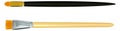 Artist brushes. Cartoon painter tool cartoon icon Royalty Free Stock Photo