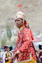 Artist on Festival of Ladakh Heritage Royalty Free Stock Photo