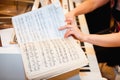 Artist hands of a piano player Royalty Free Stock Photo