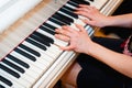 Artist hands of a piano player Royalty Free Stock Photo