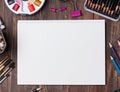 Artist mock up Royalty Free Stock Photo