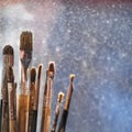 Artist Paint Brushes Royalty Free Stock Photo