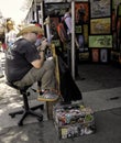 Artist Painting, ArtWalk, San Diego Royalty Free Stock Photo