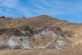 Artist Palette colorful rocks at Death Valley National Park California USA Royalty Free Stock Photo