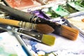 Artist pallete Royalty Free Stock Photo