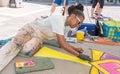 Artist Participating in Pasadena Chalk Festival