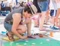 Artist Participating in Pasadena Chalk Festival