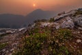 Artist Point Sunrise, Washington State Royalty Free Stock Photo