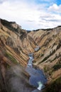 Artist point view, of yellowstone River canyon.