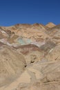 Artist's drive in Death valley national park, USA Royalty Free Stock Photo