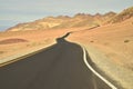 Artist`s Drive desert road Death Valley National Park Royalty Free Stock Photo