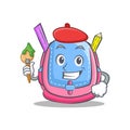 Artist school bag character cartoon