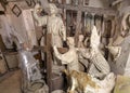Artist studio, sculptures and statues Royalty Free Stock Photo