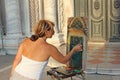 Artist at work, Venice, Italy