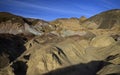 Artist's Drive Colorful Rocks, Death Valley Royalty Free Stock Photo