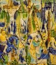 artist's painting, Alok cavaliere, patent at the vatican museum.Deposition, 1950 Glazed terracotta, 71.5 x 86 cm 2011